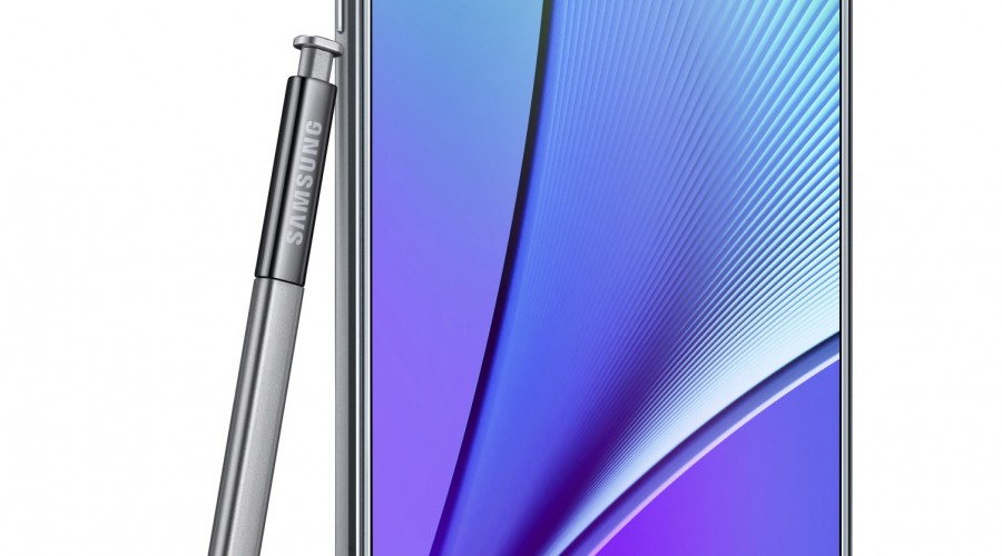 Galaxy-Note5_left-with-spen_Silver-Titanium